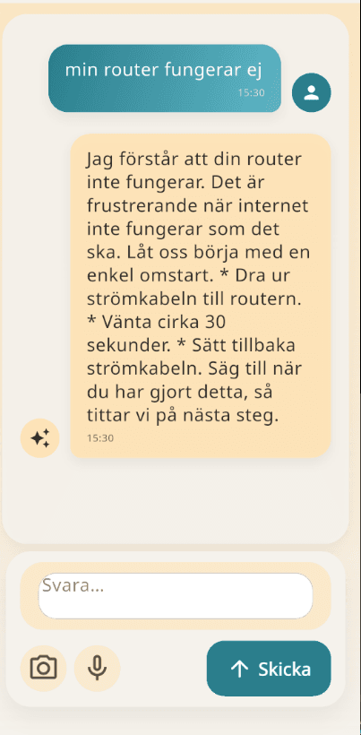 IMIS provides first troubleshooting steps